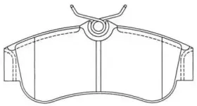 Комплект тормозных колодок, дисковый тормоз AISIN купить